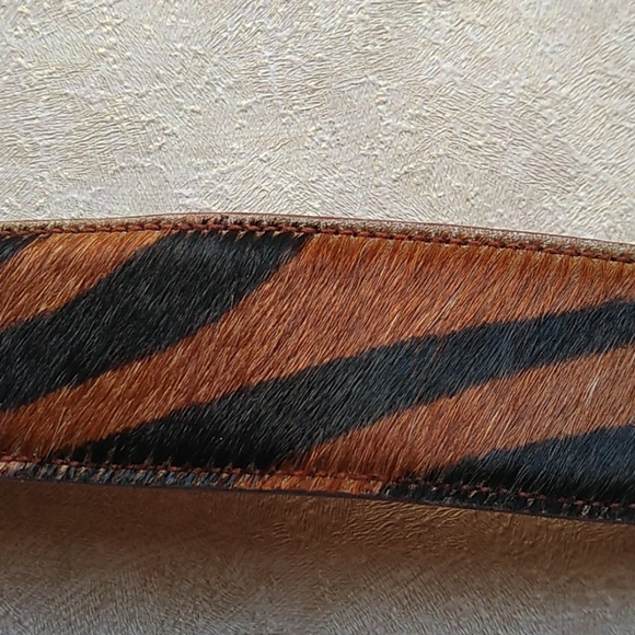 The Limited Leather Cow Hair Belt Size Medium main image 9